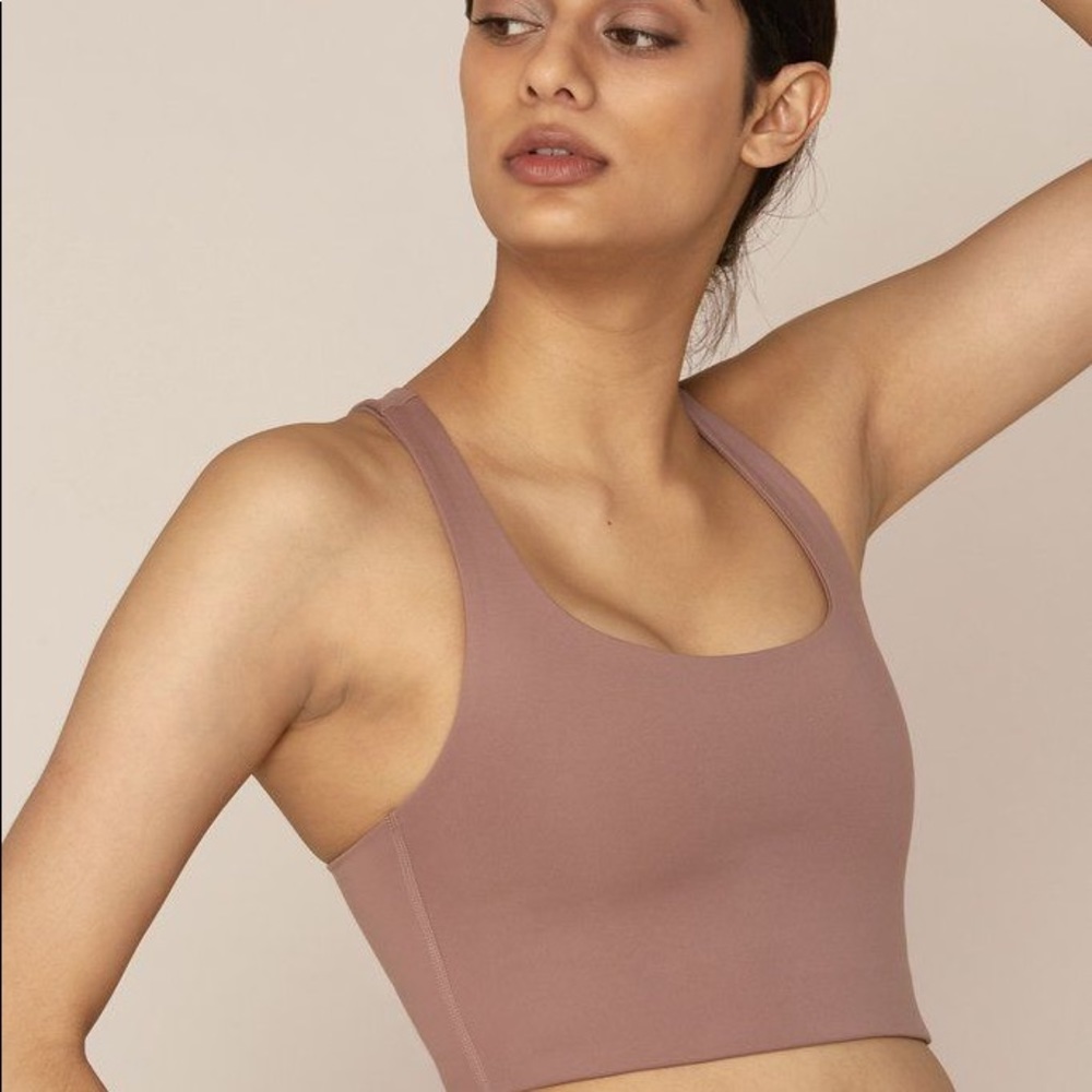 Girlfriend Collective Rose Quartz Bra Crop